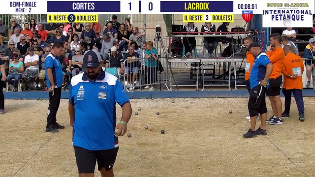 Demi-finale CORTES vs LACROIX : Supranational à pétanque de Bourg-Saint-Andéol - 26 septembre 2021