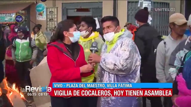 Cocaleros de los Yungas de La Paz amanecieron en vigilia para resguardar las oficinas de Adecoca