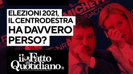 Elezioni 2021, il centrodestra ha davvero perso? La diretta con Peter Gomez