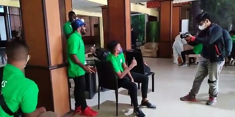 Pemain PSMS Medan Tiba di Hotel