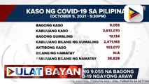 DOH, nakapagtala ng 9,055 na bagong mga kaso ng COVID-19 ngayong araw