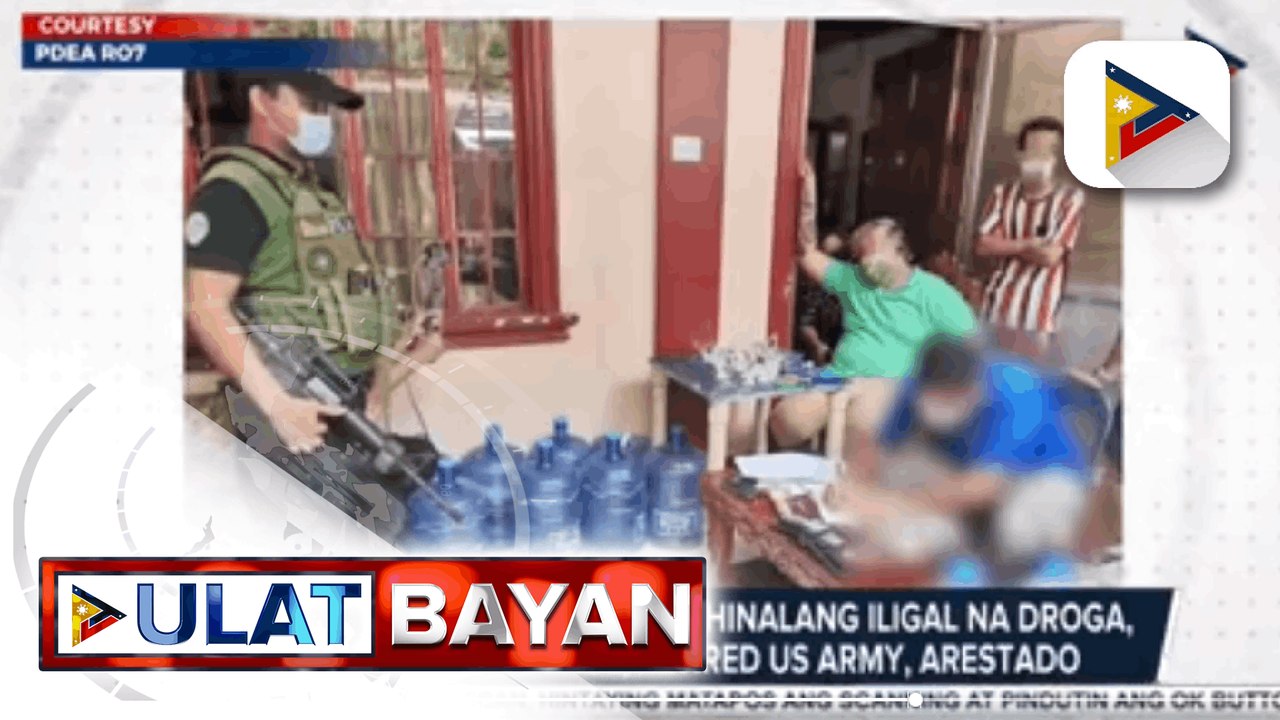 Higit P100-k halaga ng hinihinalang iligal na droga, nasabat sa Bohol; Retired US army, arestado