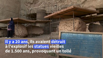 Les talibans de retour à Bamiyan, sur le site des statues de Bouddha détruites en 2001