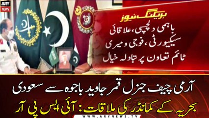 下载视频: Saudi Navy Commander Meets Army Chief General Qamar Javed Bajwa: ISPR