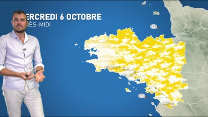 Bulletin météo pour le mercredi 6 octobre 2021