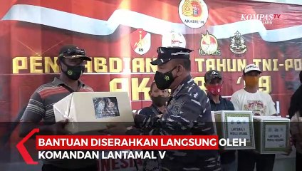 Peringati HUT TNI Ke-76, Baksos dan Vaksinasi Digelar di Pantai Sendang Biru
