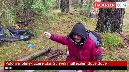 Sözün bittiği yer! Polonya, ölüm döşeğindeki Suriyelileri öldüresiye dövdü!