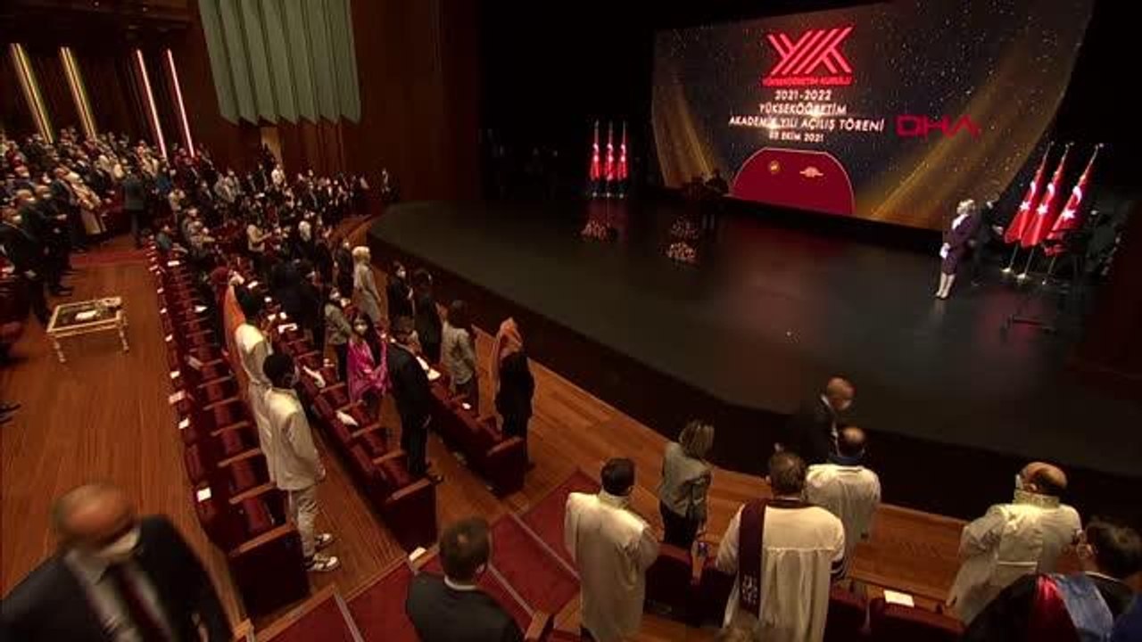 Son dakika haberi: Cumhurbaşkanı Erdoğan '2021-2022 Yükseköğretim Akademik Yılı Açılış Töreni'nde konuştu