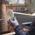 Woodworking and wood turning bench Large Extremely Dangerous  Giant Woodturning  Skills Working