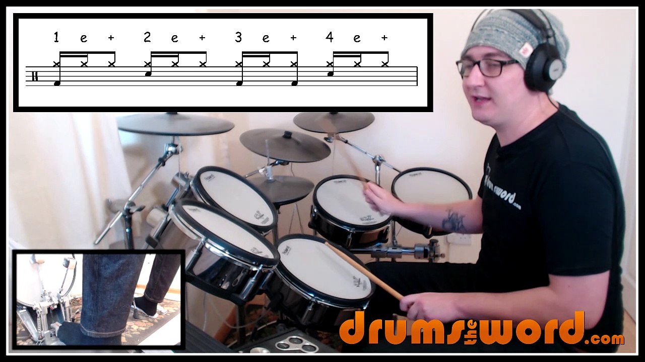 ★ Hi-Hat Drag ★ FREE Beginner Video Drum Lesson | How To Play DRUM BEAT