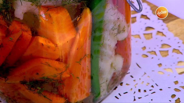 مخلل قرنبيط و جزر | أميرة شنب