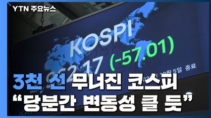 코스피 반년 만에 3,000선 붕괴..."당분간 변동성 클 듯" / YTN