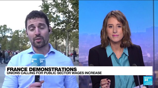 France demonstrations: Unions calling for public sector wages increase
