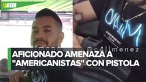 Aficionado metió pistola al Estadio Azteca y amenazó con 