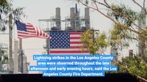 Lightning thunderstorms prompt Southern California beach closures