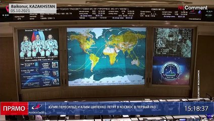 Russian film crew blasts off to make first movie in space