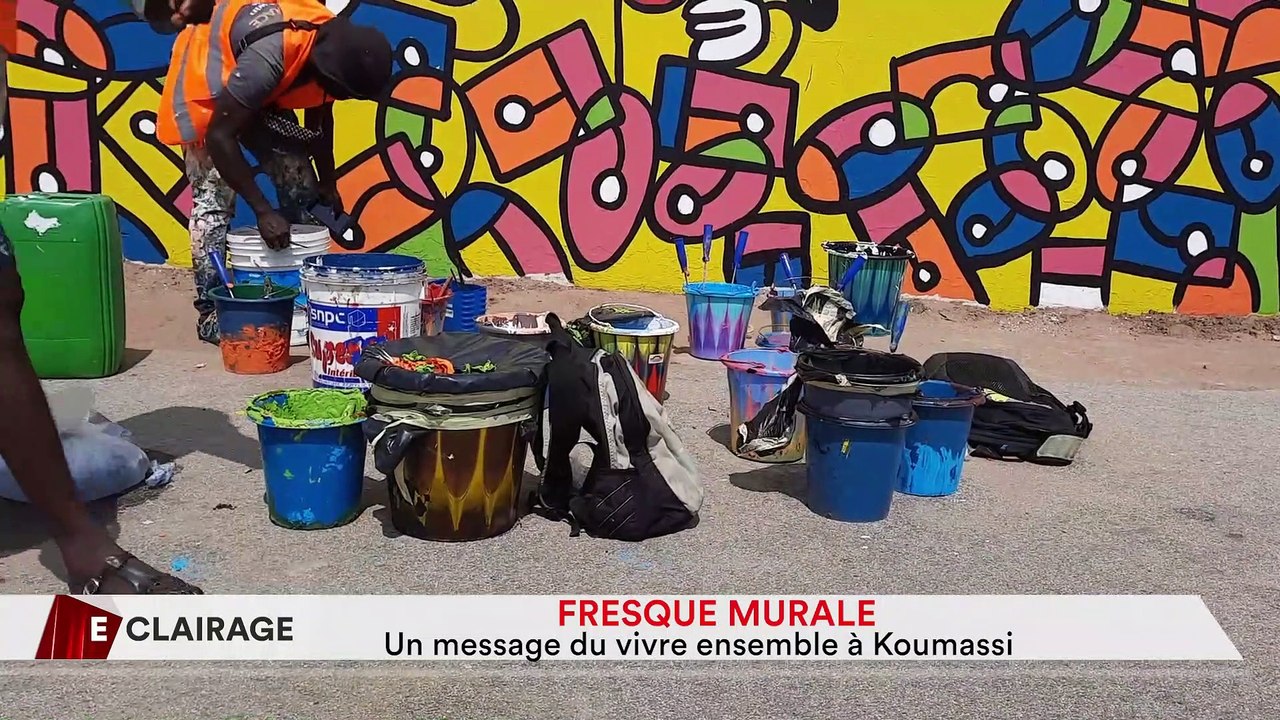 Eclairage | Fresque murale, un message de fraternité à Koumassi