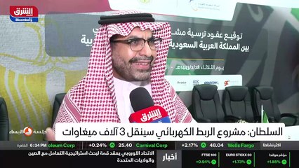 ...انه من المتوقع ان ينقل مشروع الربط الكهر...