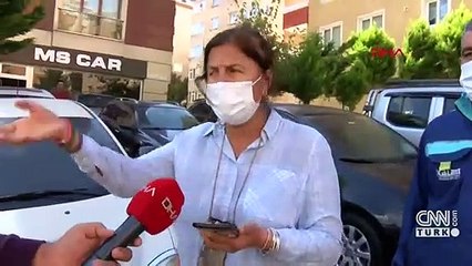 Boru patladı, su metrelerce yükseldi