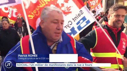 SOCIAL / Un millier de manifestants dans la rue à Tours
