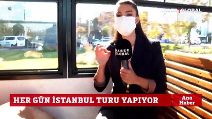 Fenomen köpek Boji her gün İstanbul'u geziyor