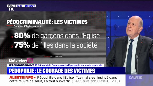 Jean-Marc Sauvé sur la pédophilie dans l'Église: Il y a une concentration massive sur les 10-13 ans, c'est absolument spectaculaire
