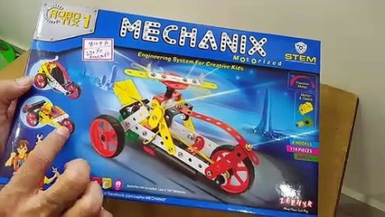 Unboxing and review of Zephyr Mechanix - Robotix - 1 DIY, Educational, Learning, Stem, Building and Construction Toys