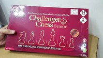 Unboxing and review of Ratnas Challenger Chess senior