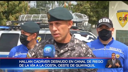 Hallan cadáver en canal de riego en vía a la costa