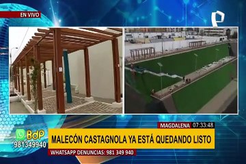 Muñoz entrega malecón Castagnola en Magdalena: “Espacio se volverá icónico para la ciudad”
