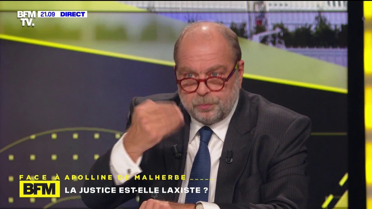 Éric Dupond-Moretti: "En 2010, il y a 116.000 peines de prison prononcées, en 2019 132.000, vous trouvez que c'est laxiste ?"