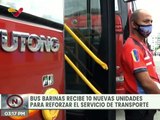 Bus Barinas incorpora 10 nuevas unidades para el fortalecimiento del transporte público