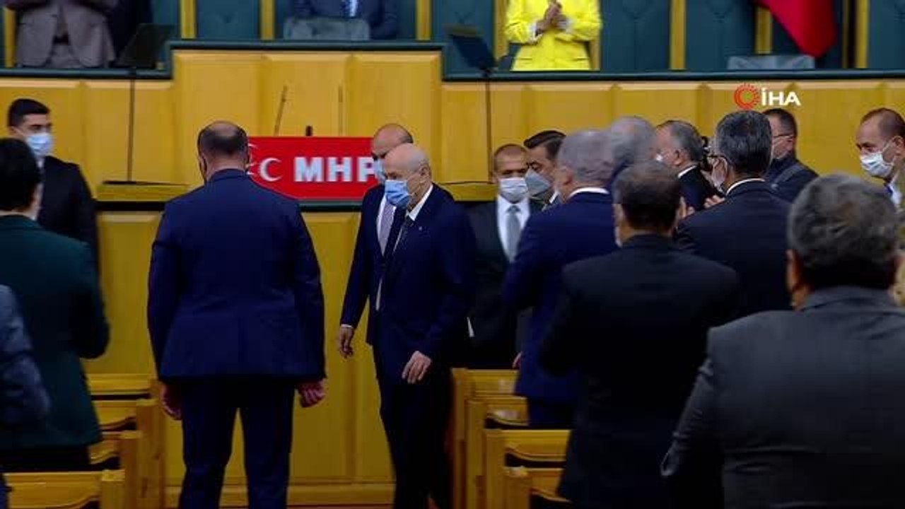 MHP Lideri Bahçeli: "Varsın etsinler, nasıl olsa alıştık, yaptırım var diye Türkiye Cumhuriyeti'nin şeref ve haysiyetini hiç kimseye çiğnettirmeyiz,...