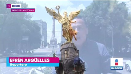 Retiran vallas metálicas del Ángel de la Independencia
