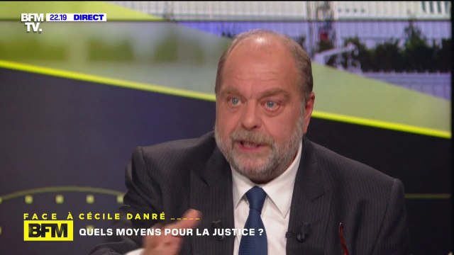 Éric Dupond-Moretti sur le retard de la justice civile: Mon objectif, c'est de faire passer en trois ans le temps de jugement de 18 à 6 mois