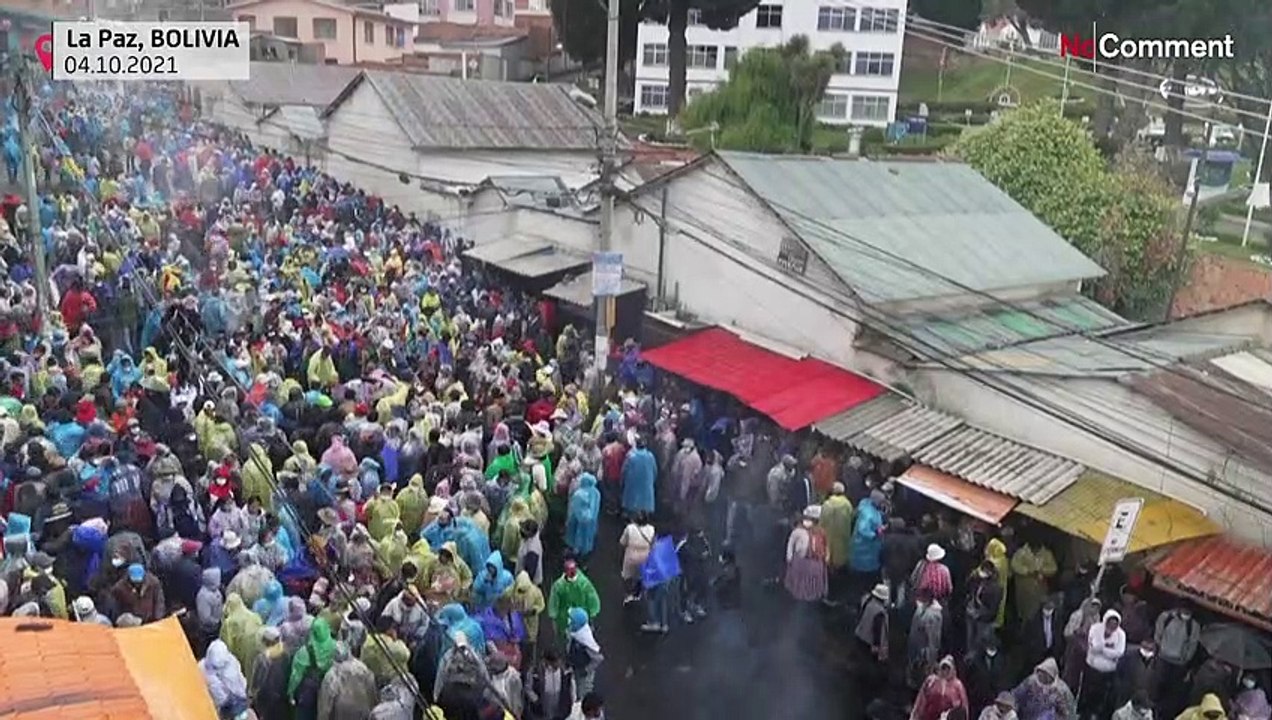 Ausschreitungen zwischen Polizei und Koka-Bauern in La Paz