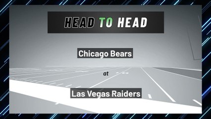 Chicago Bears at Las Vegas Raiders: Moneyline