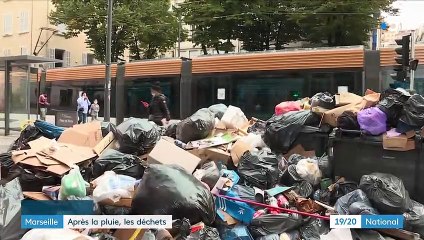 Marseille : les déchets envahissent la mer suite aux intempéries