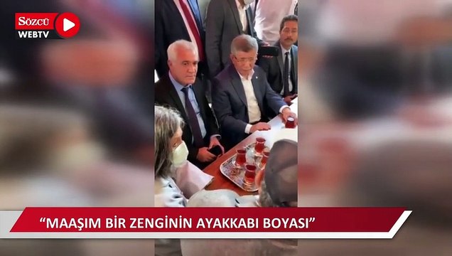 Emekli vatandaştan dikkat çeken feryat: Maaşım bir zenginin ayakkabı boyası