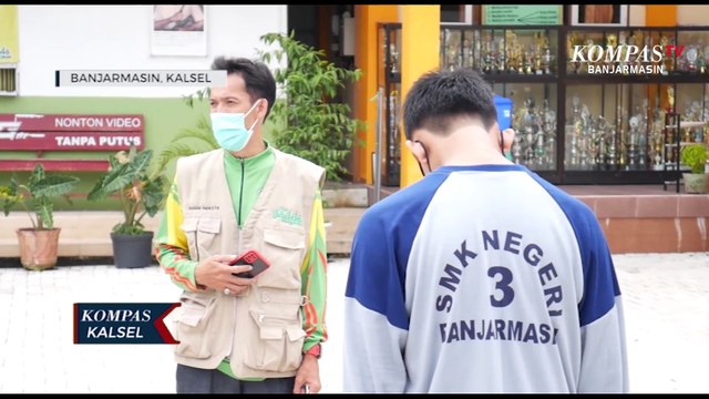 Bersiap Sekolah Tatap Muka, Siswa SMK di Banjarmasin Simulasi Belajar dengan Penerapan Prokes
