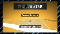 Denver Broncos at Pittsburgh Steelers: Over/Under