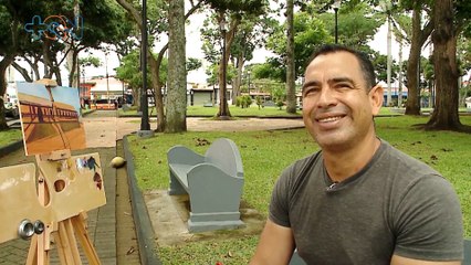 mqn-Artista venezolano pinta hiperrealismo en Costa Rica-051021