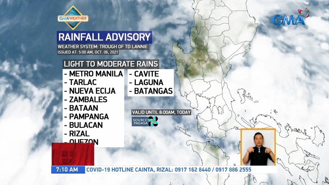Rainfall advisory | UB
