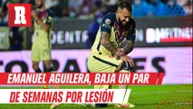 Emanuel Aguilera, baja un par de semanas por lesión