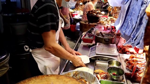 Street Food || Chinese Roasted Pork Roasted Ducks Marinated Food Wonderful.