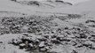 Kars'ta kar ile hava sıcaklığı eksi 5 dereceye düştü