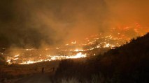 Muğla'da gece başlayan orman yangını geniş alana yayıldı! Söndürme çalışmaları devam ediyor