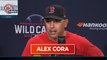 Alex Cora On His Team Advancing To ALDS | AL Wild-Card 10-6