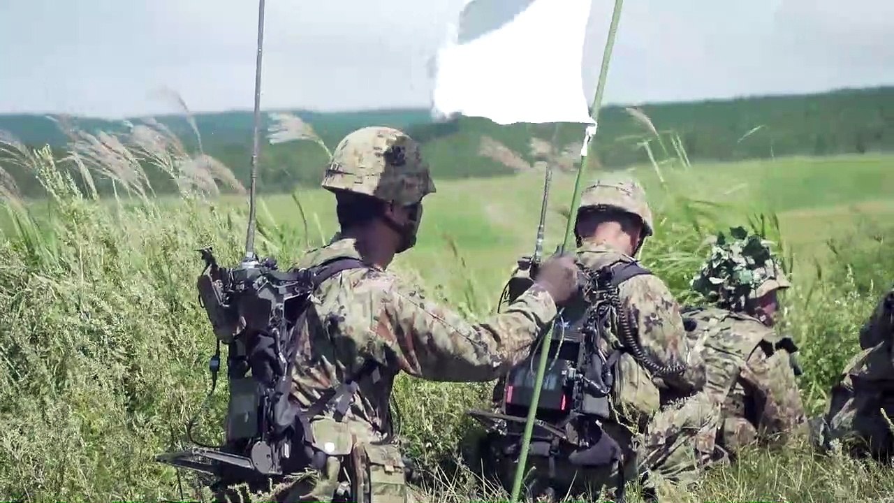 Japan Ground Self-Defense Force Live Fire Range During Exercise Orient Shield