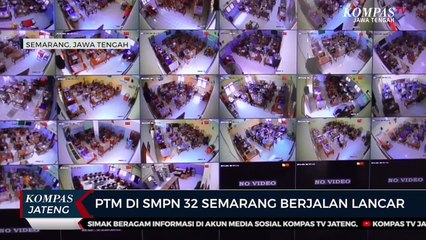 PTM di SMPN 32 Semarang Berjalan Lancar